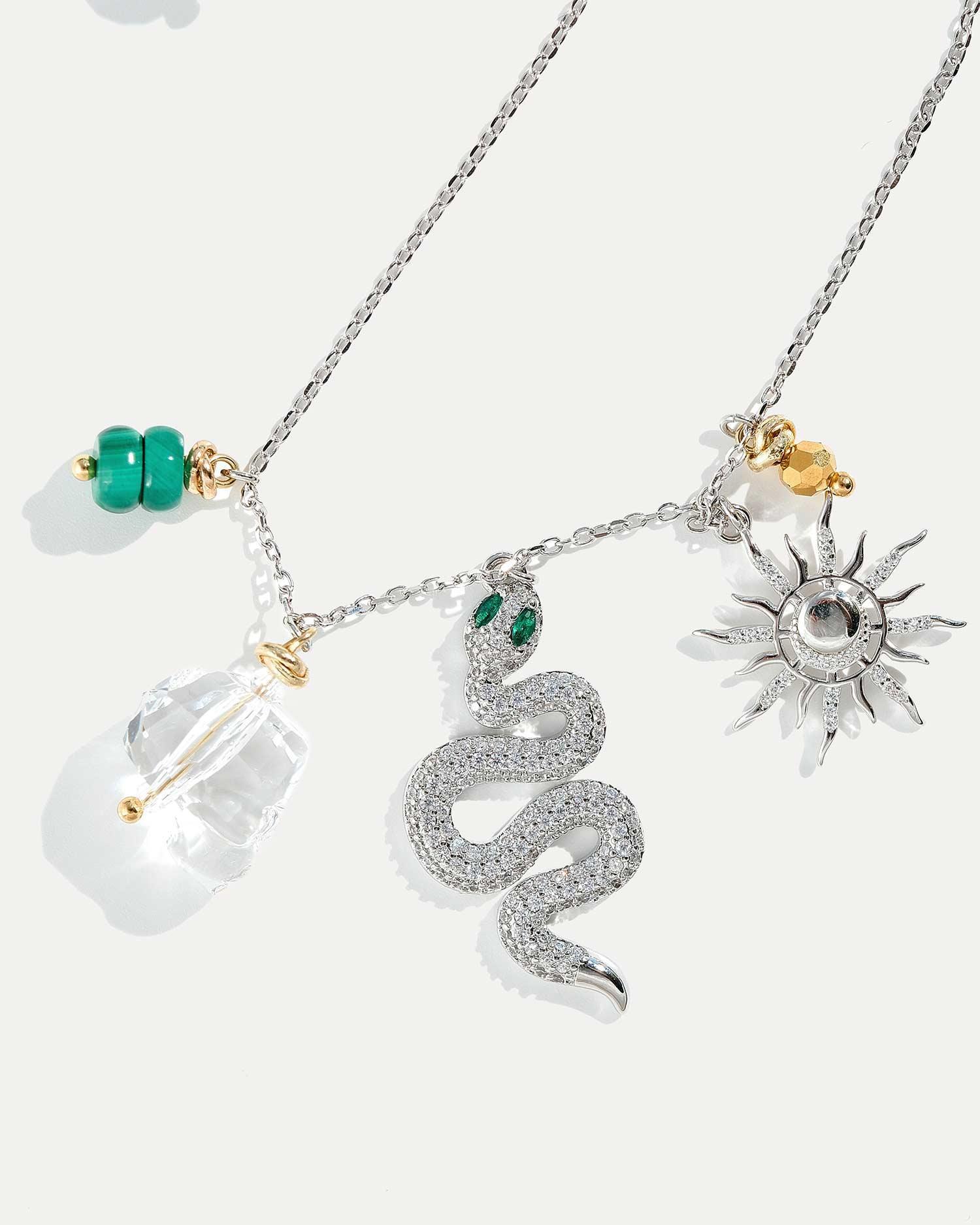 Серебряное колье ручной работы с подвеской в виде змеи Кофе Лемонс (shop_cxl_1366.jpg) Серебряное колье ручной работы с подвеской в виде змеи Кофе Лемонс