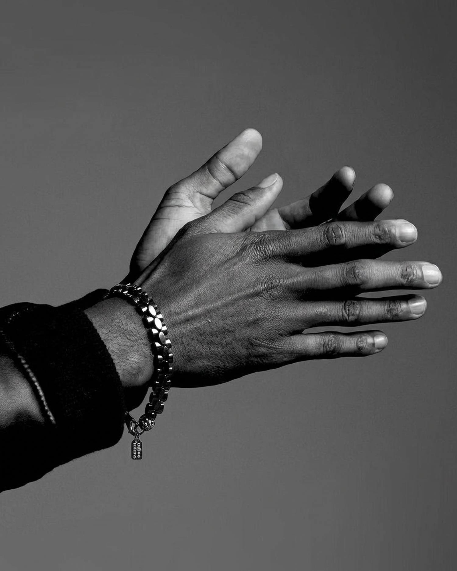 Мужской браслет ручной работы из гематита COFFEE x LEMONS