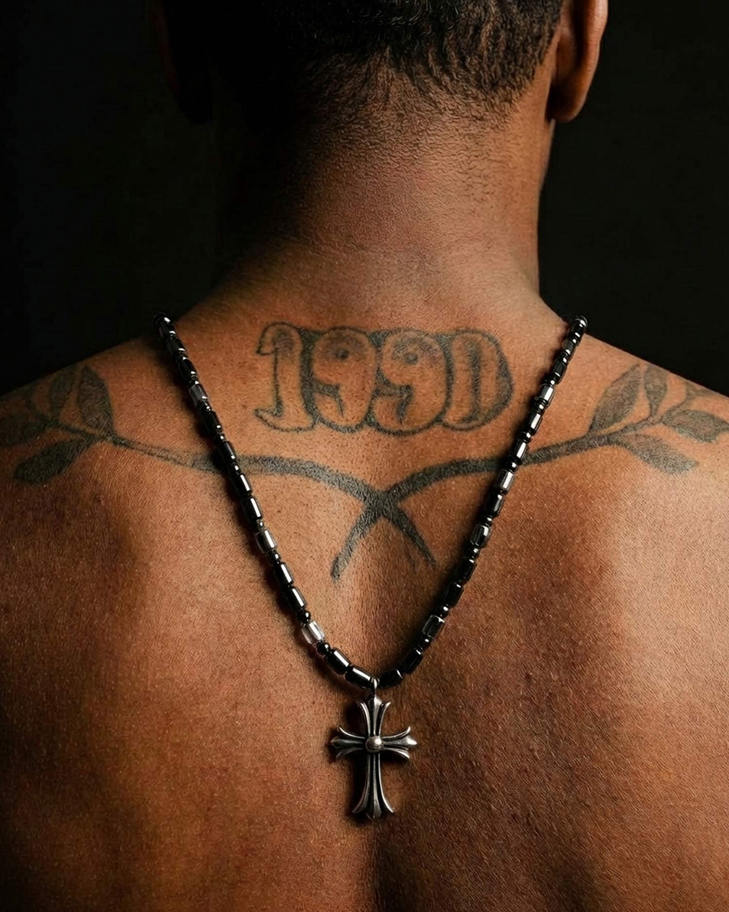 Колье с крестом ручной работы COFFEE x LEMONS