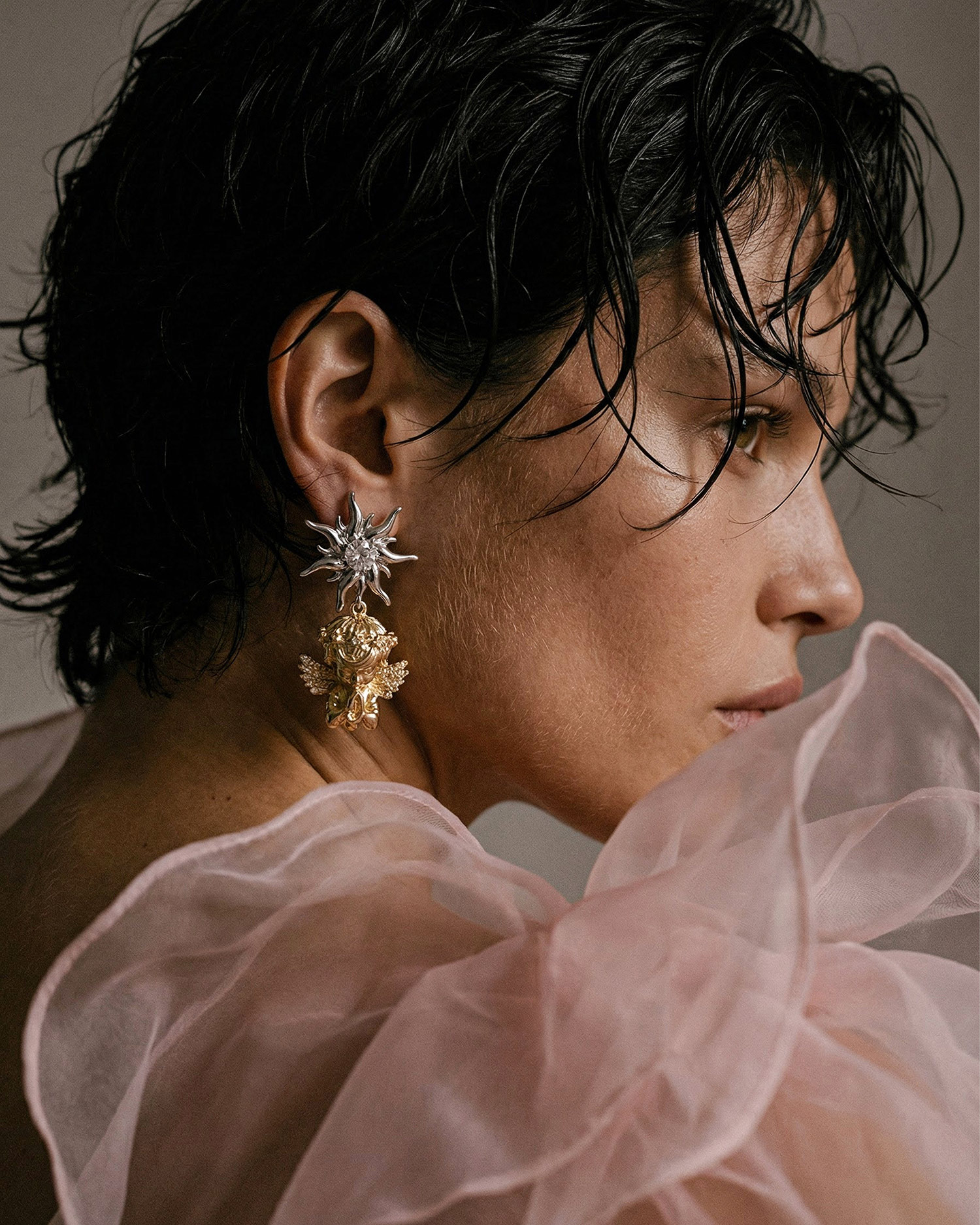 Серьги с ангелочками COFFEE x LEMONS