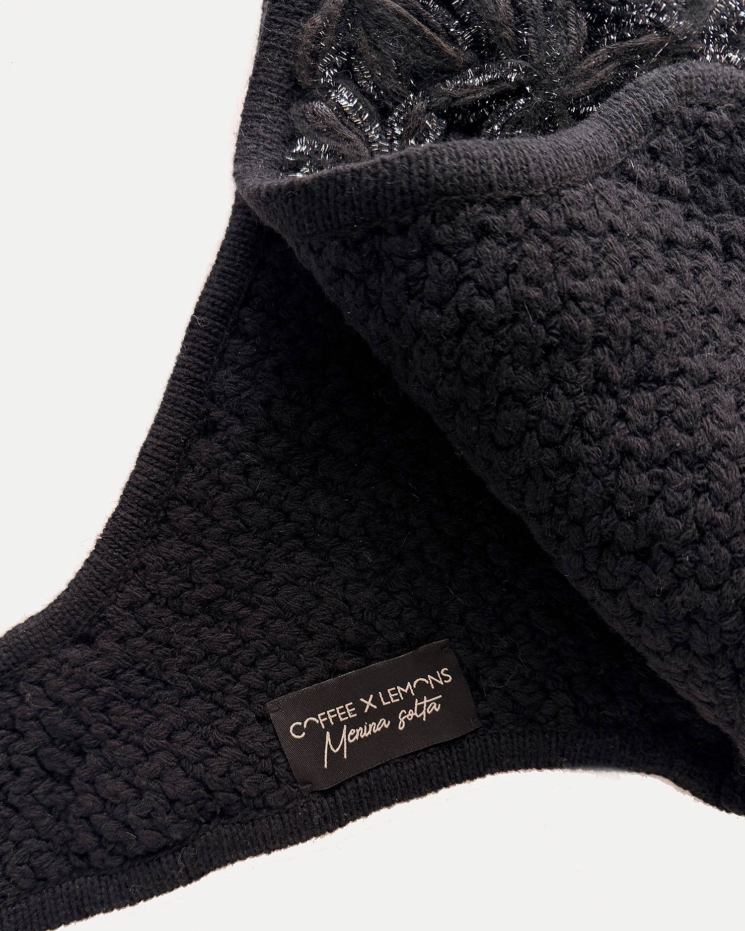 Черный чепчик COFFEE x LEMONS