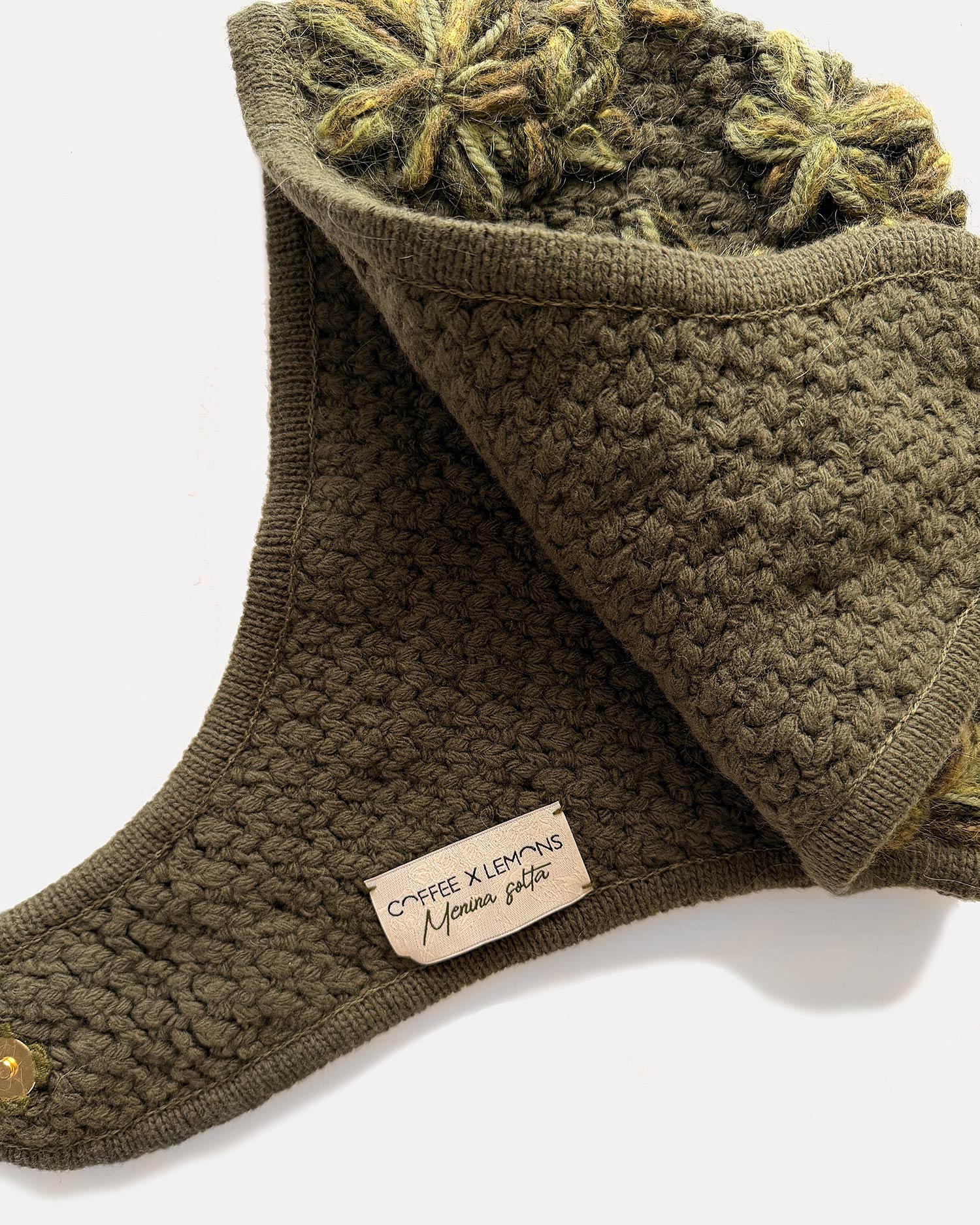 Зеленый чепчик COFFEE x LEMONS