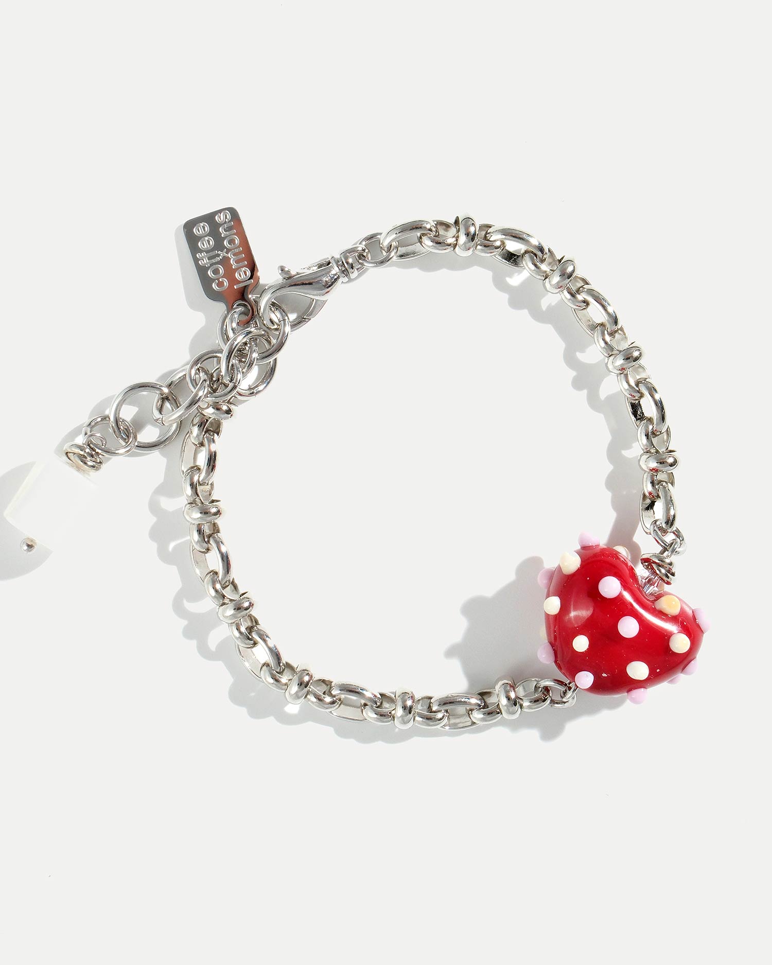 Браслет с сердечком COFFEE x LEMONS