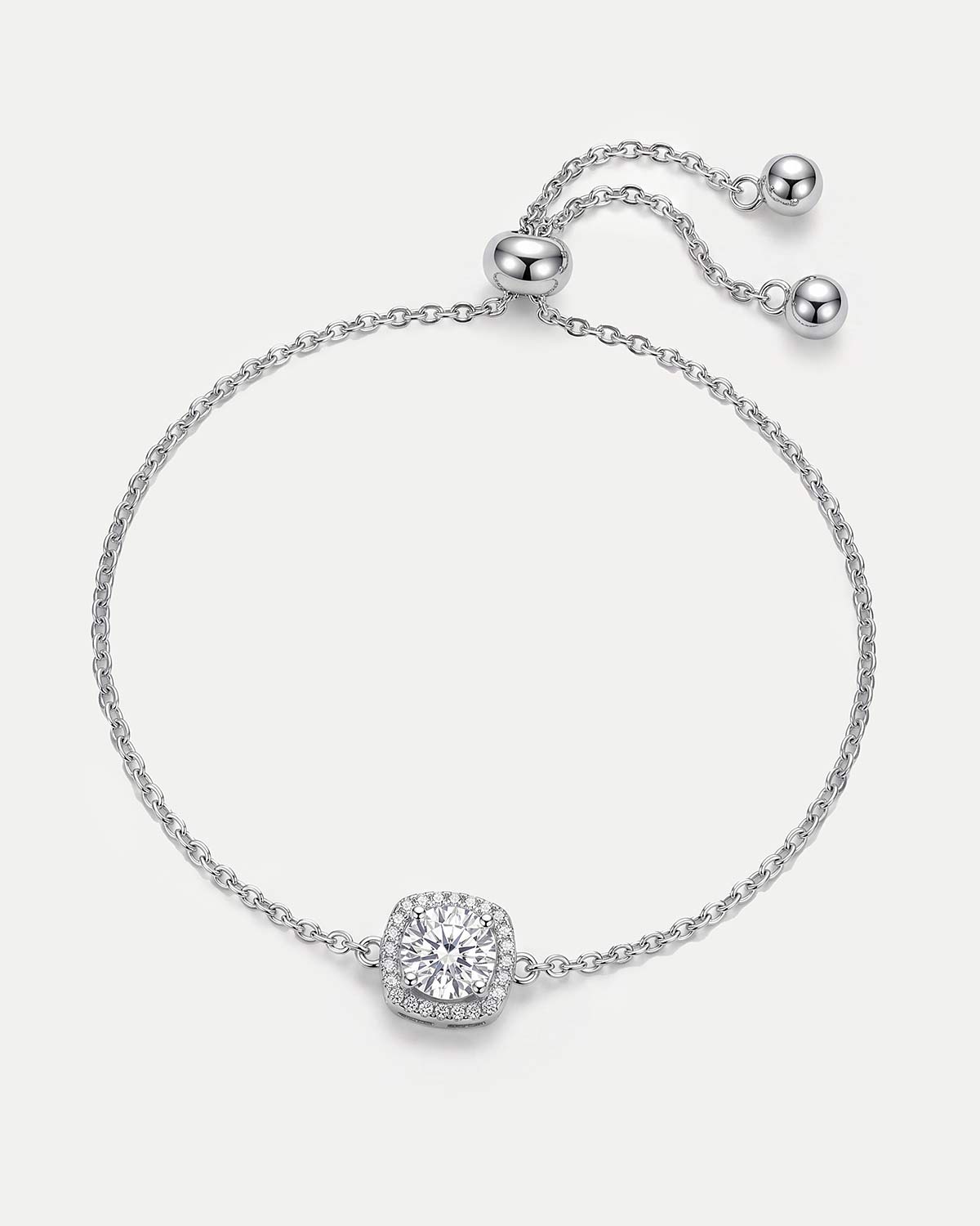 Теннисный браслет в серебряном цвете от COFFEE x LEMONS