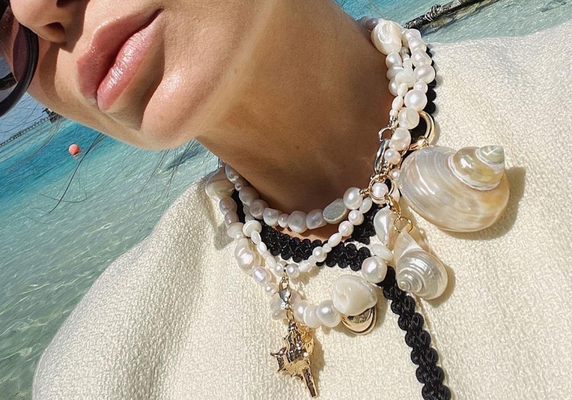 Колье для влюбленных в океан: PEARLS AND SHELLS