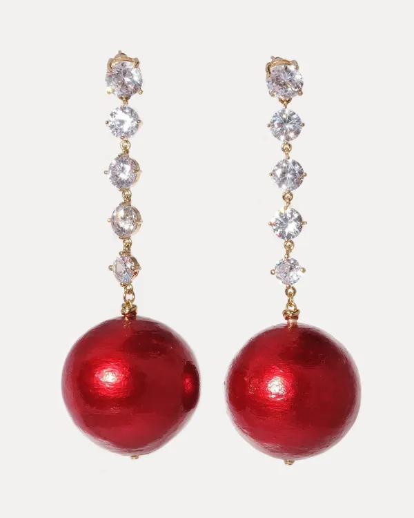 Серьги новогодние VALENTINES BULBS