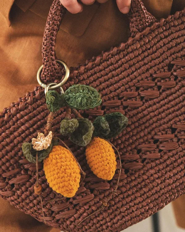 Подвес / обвес на сумку в виде лимончиков COFFEE X LEMONS JEWELRY