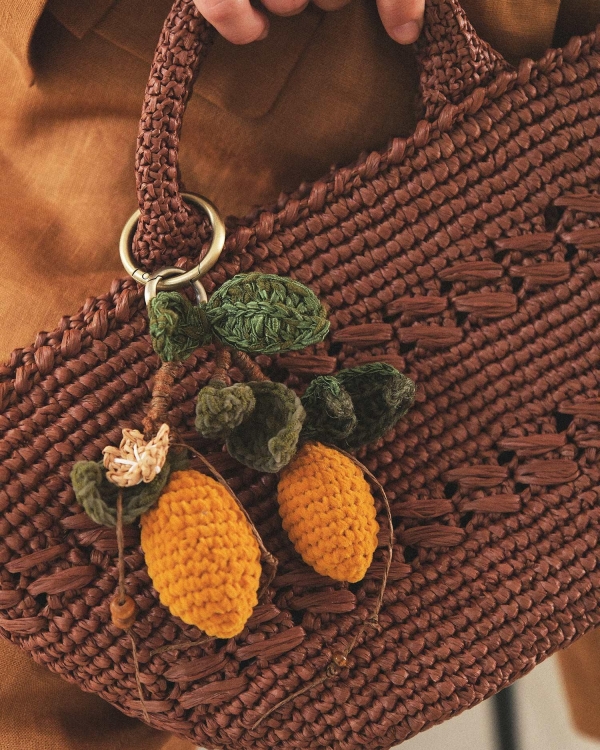 Подвес / обвес на сумку в виде лимончиков COFFEE X LEMONS JEWELRY