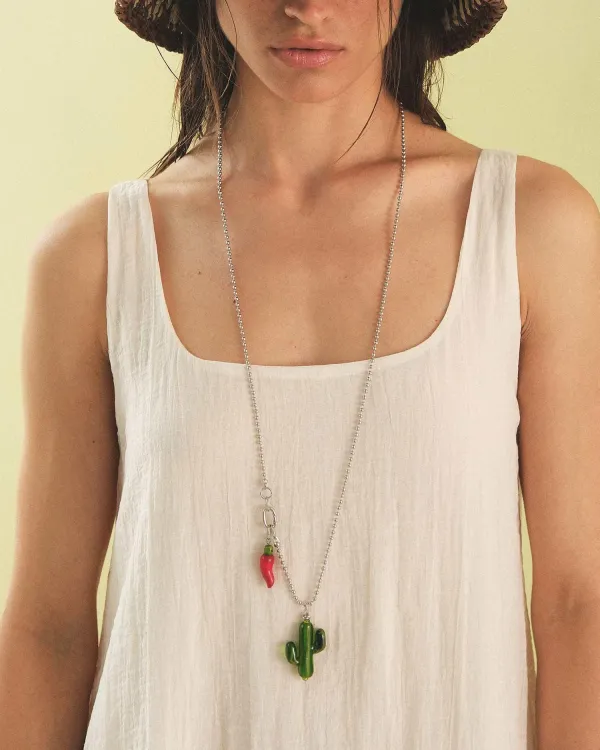 Колье с кактусом и перцем COFFEE X LEMONS JEWELRY