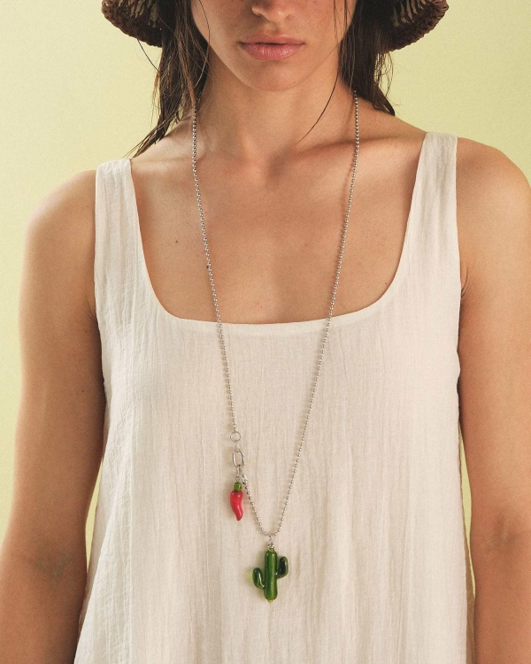 Колье с кактусом и перцем COFFEE X LEMONS JEWELRY