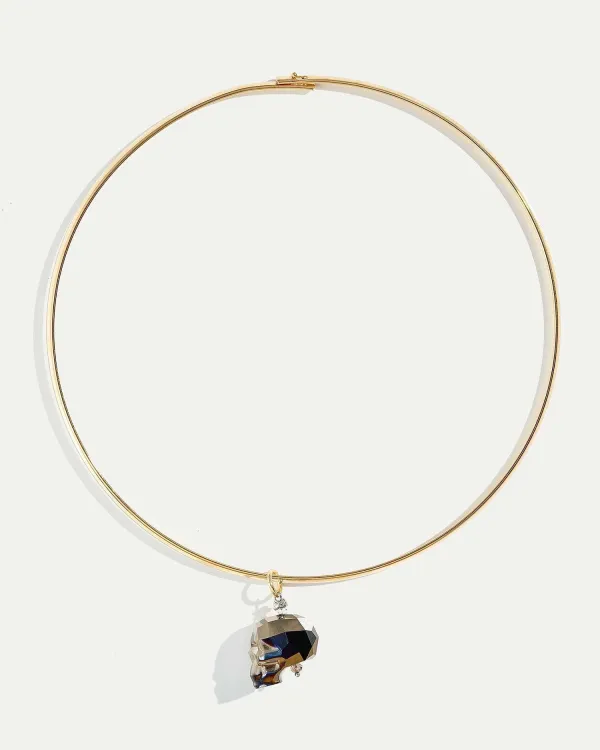 Колье с черепом Swarovski для Хэллоуина от COFFEE x LEMONS
