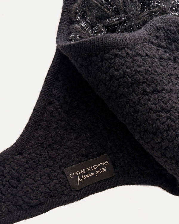 Черный чепчик COFFEE x LEMONS