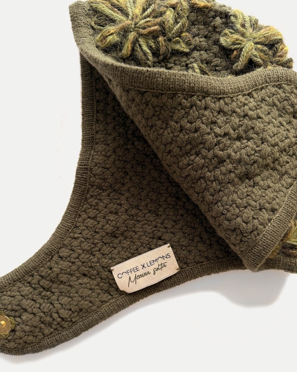 Зеленый чепчик COFFEE x LEMONS