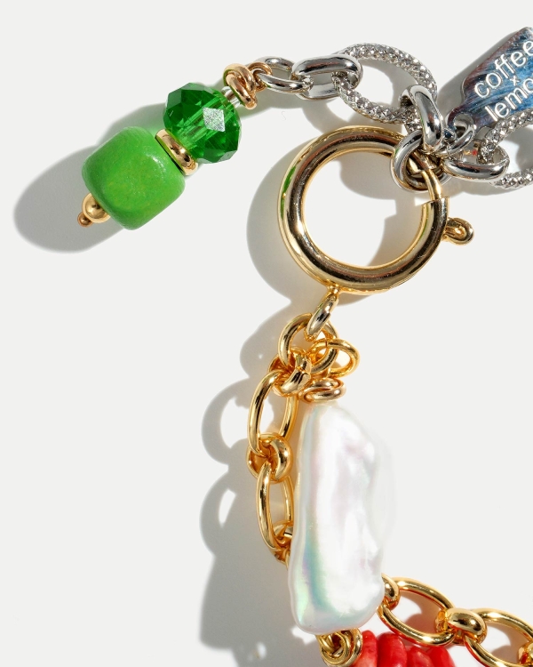 Дизайнерский браслет ручной работы с перламутром в стиле Мексики