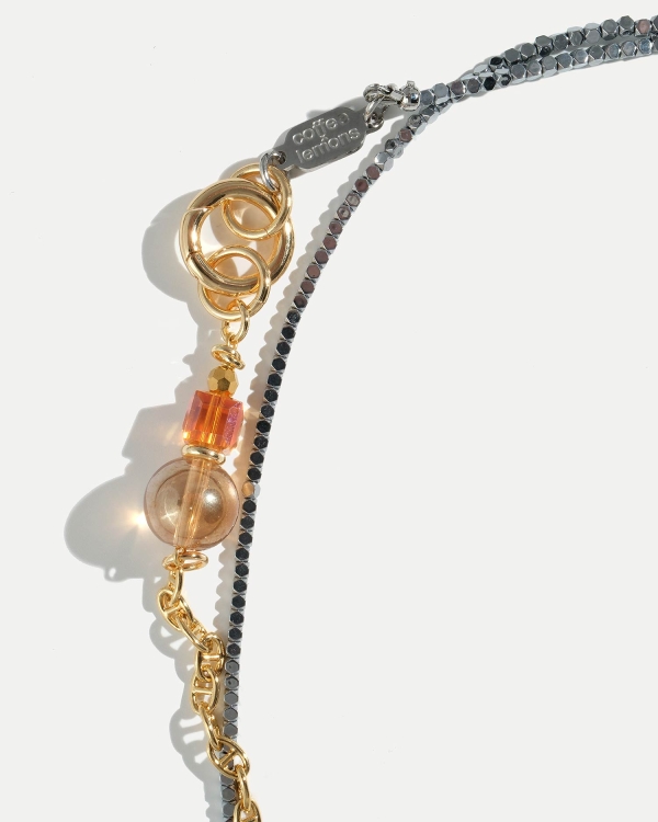 Колье с золотым петушком в русском стиле COFFEE X LEMONS