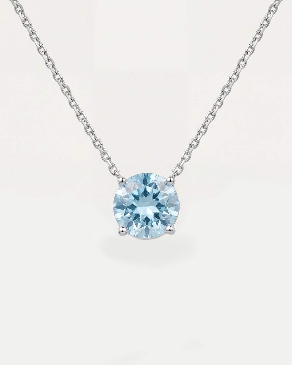 Подвеска крупный голубой фианит от COFFEE x LEMONS