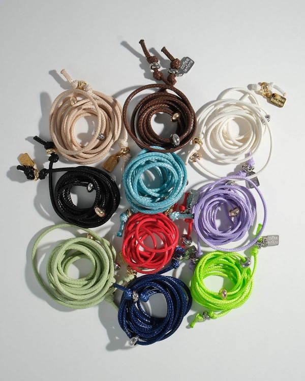 Коллекция цветных шнуров для подвесок COFFEE x LEMONS