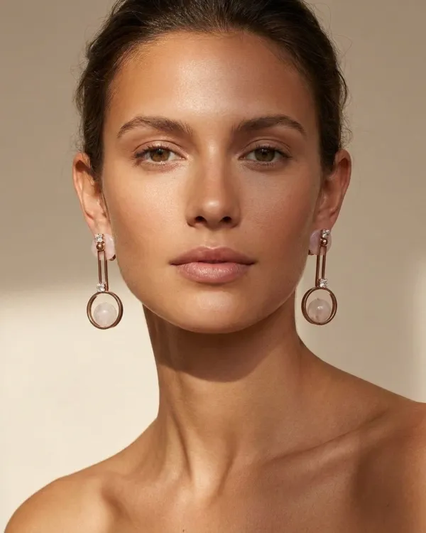 Клипсы в стиле модерн Crystalline Jewellery